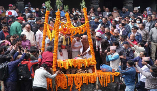 एमाले अध्यक्ष ओलीका पिताको निधनप्रति सभापति लामिछानेद्वारा दुःख व्यक्त