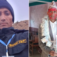 एमाले अध्यक्ष ओलीका पिताको निधनप्रति सभापति लामिछानेद्वारा दुःख व्यक्त