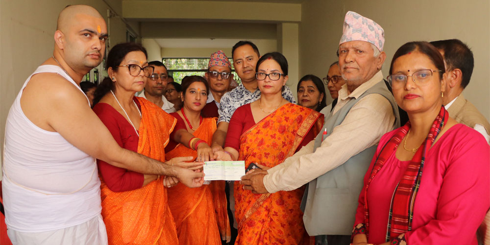 स्व. नेता कोइरालाको सम्झनामा पाँच लाखको अक्षयकोष स्थापना