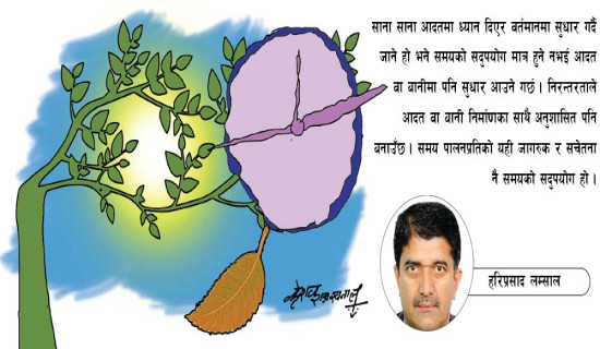 कसरी खर्च भइरहेछ समय