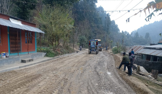 कालोपत्रेले गति लिएपछि स्थानीय हर्षित