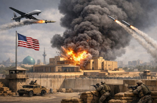 बग्दादस्थित अमेरिकी दूतावासमा आक्रमण