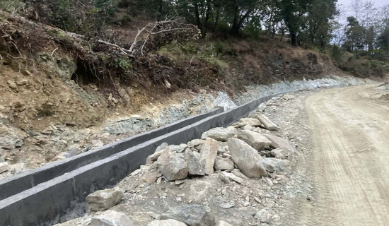 दुई वर्षमा चालिस प्रतिशत मात्र काम