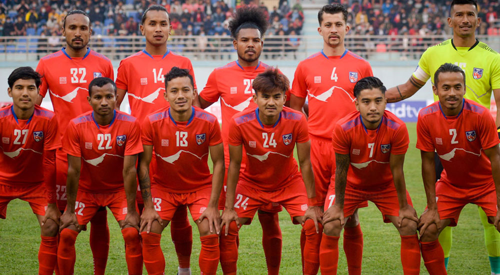 फुटबल टोलीको बन्द प्रशिक्षणमा ४९ खेलाडी