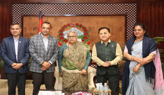 प्रधानमन्त्रीसँग कांग्रेस नेतृत्वको भेट