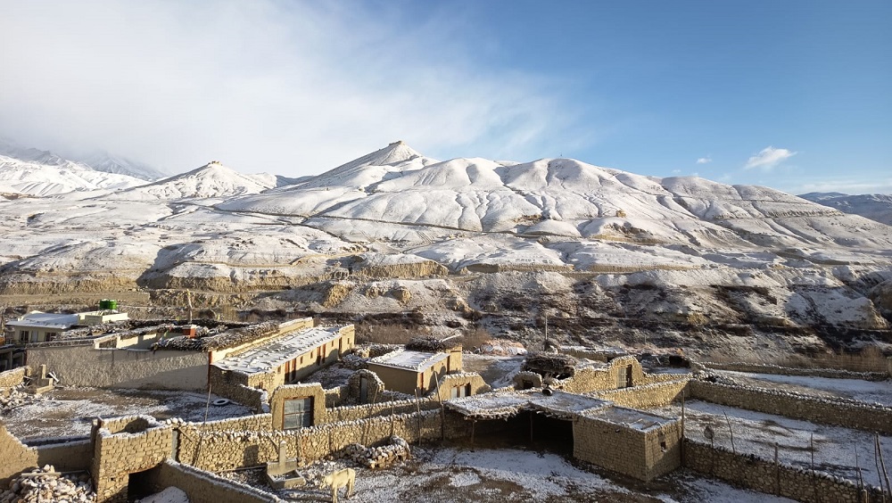 मुस्ताङमा चौथो पटक हिमपात, कृषक उत्साहित