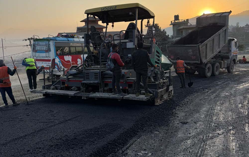 सूर्यविनायक-धुलिखेल सडक निर्धारित समयमै विस्तार सक्ने तयारी