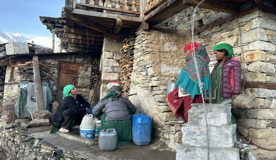 हुम्लाको सदरमुकाम सिमकोटमा खानेपानीको हाहाकार