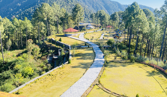 रेसुङ्गा पार्कले बढायो आन्तरिक पर्यटकको चहलपहल