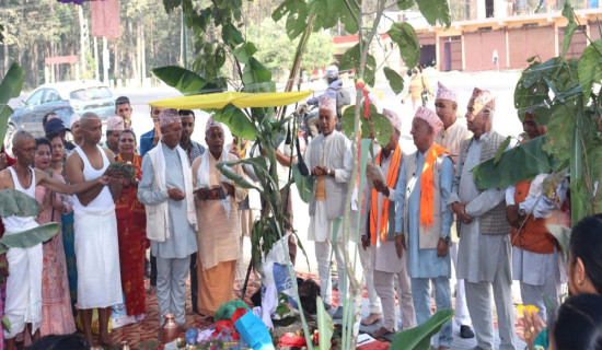देवदहमा सवारी दुर्घटना बढेपछि सडकमै पूजा