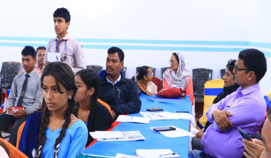 विद्यालयमा 'शून्य फोहोर कार्यक्रम'को समीक्षा, दिगोपनामा जोड