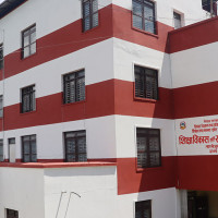 लिमी कर्णालीमा ह्यूम पाइपबाट पुल निर्माण