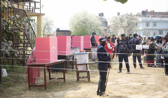 निर्वाचन खर्च तीन अर्ब ५४ करोड २८ लाख