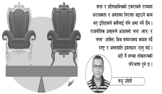 सत्ताको सार र प्रतिपक्ष