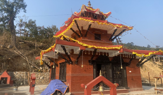 पर्यटकीय गन्तव्य बन्दै भर्जन कालिका मन्दिर
