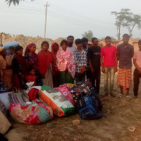 बाजुराका उच्च स्थानमा वर्षासँगै हिमपात