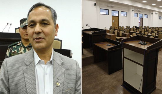 नयाँ संसद् भवन बैठकका लागि तयार छ : गृहमन्त्री अर्याल