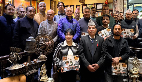 ठमेलभित्रका सम्पदालाई समेटिएको पुस्तक ‘ठमेलका सम्पदाहरु’ विमोचन