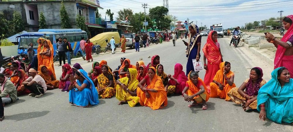 सप्तरीमा बेपत्ता बालिकाको अवस्था सार्वजनिक गर्न स्थानीय आन्दोलित