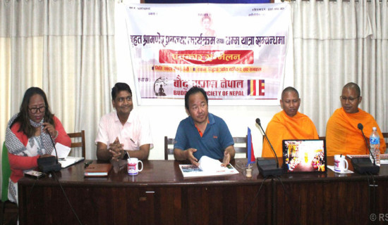 लुम्बिनी-बुटवल-देवदह-भैरहवामा धम्मयात्रा हुँदै