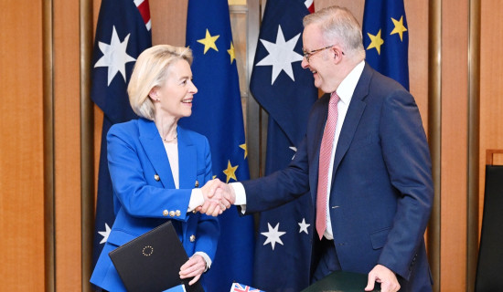 इयु-अस्ट्रेलिया व्यापार सहमति