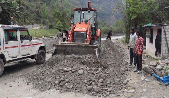 बजेट अभावमा म्याग्दीका बहुवर्षीय सडक आयोजना प्रभावित