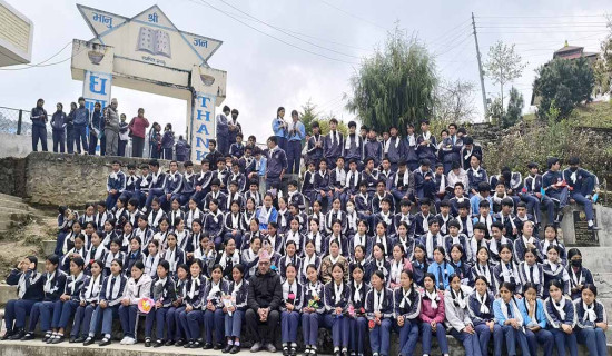 ताप्लेजुङमा एसइईको तयारी पूरा: भानुजन माविद्वारा विद्यार्थीको बिदाइ