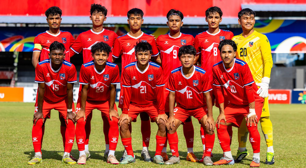 यु–२० साफ : श्रीलङ्कालाई हराउँदै नेपाल सेमिफाइनल नजिक