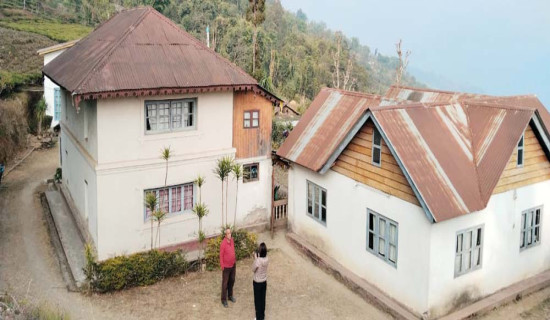 एक सय दस वर्ष पुरानो घरमा ‘होमस्टे’