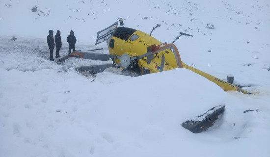 हेलिकोप्टर दुर्घटना मौसमी कारणले