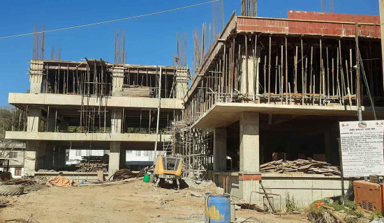 करिब ६२ करोडको लागतमा सुविधासम्पन्न भक्तपुर अस्पताल भवन बन्दै