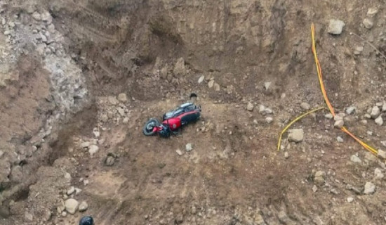 मोटरसाइकल दुर्घटनामा एक जनाको मृत्यु, एक घाइते