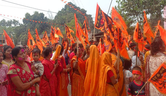 भव्यताका साथ मनाइयो रामनवमी