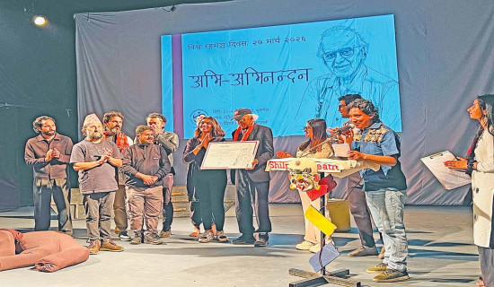 अभि–अभिनन्दनसँगै विश्व रङ्गमञ्च दिवस मनाइयो