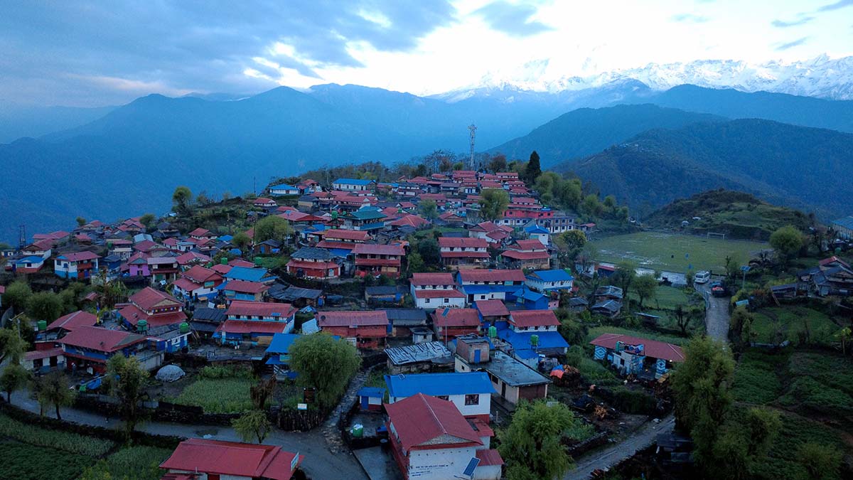 लमजुङको पर्यटकीय क्षेत्र घलेगाउँ