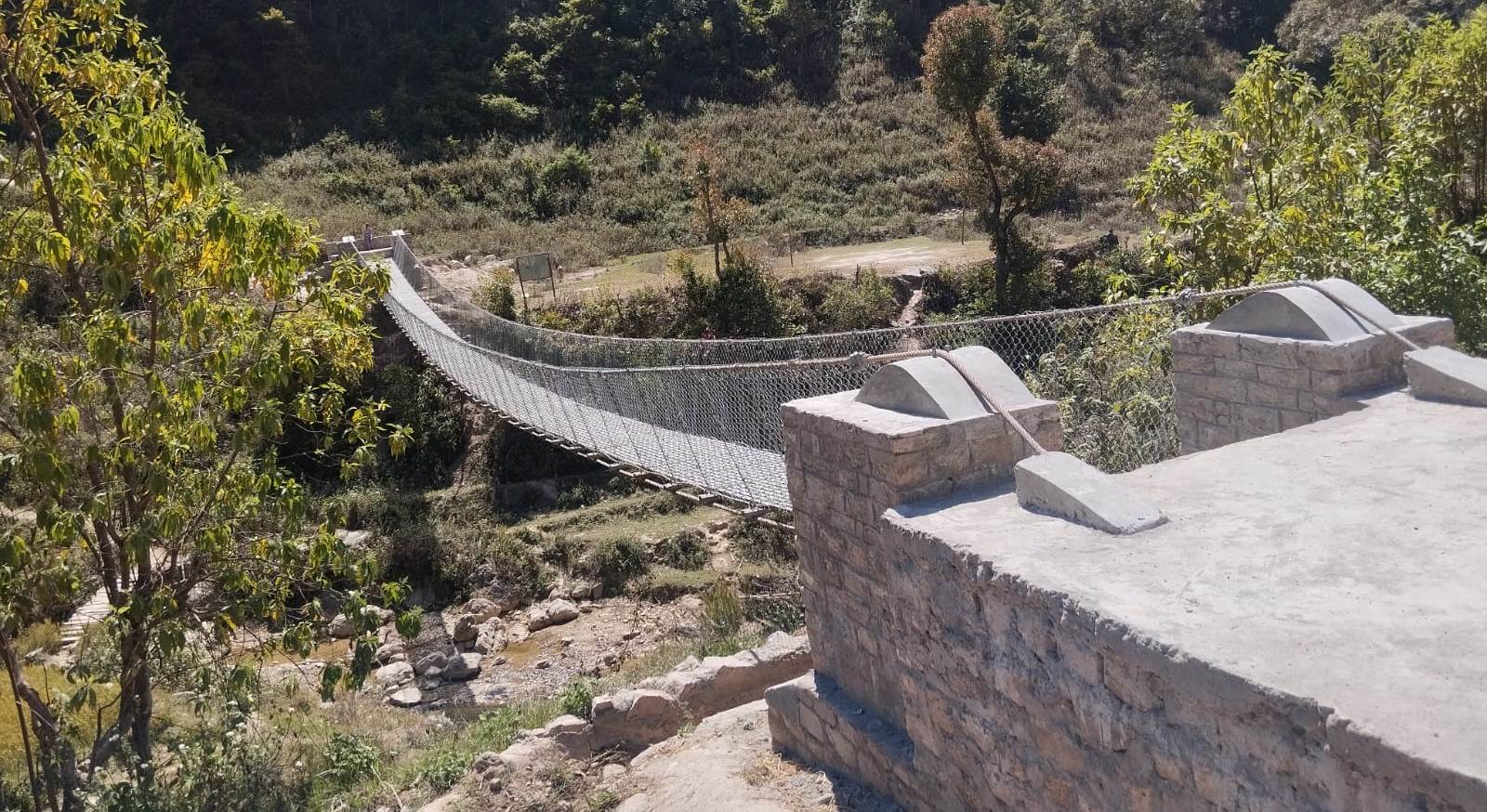 प्यूठानमा बन्दैछ पाँचवटा नयाँ झोलुङ्गे पुल