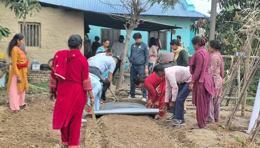 मल्चिङ प्रविधि सिक्दै घोराहीका किसान