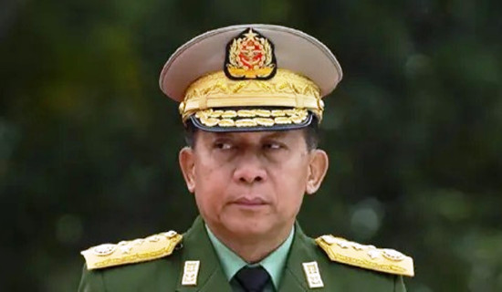 मिन आङ ह्लाइङ राष्ट्रपति बन्ने मार्गमा