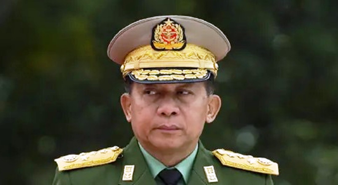 मिन आङ ह्लाइङ राष्ट्रपति बन्ने मार्गमा