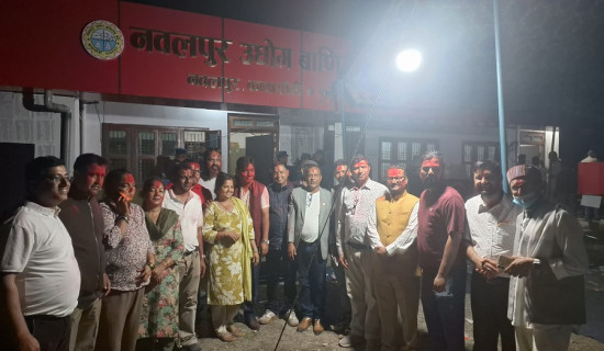 नवलपुर उद्योग वाणिज्य संघको अध्यक्षमा पोख्रेल निर्वाचित