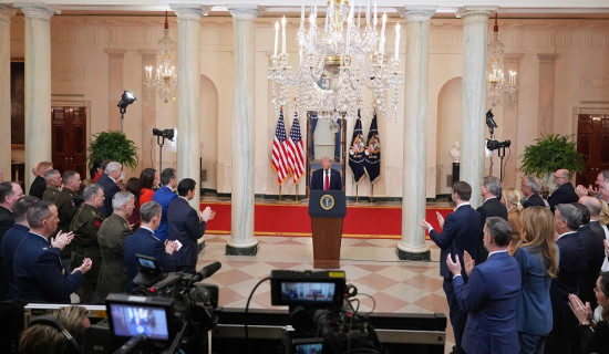 इरान युद्धमा ट्रम्पको कडा चेतावनी