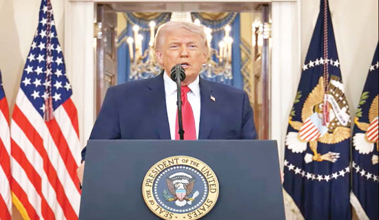 इरानलाई ढुङ्गेयुगमा फर्काइदिने ट्रम्पको चेतावनी