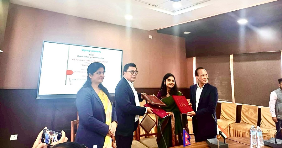 मुस्ताङमा भारतीय सहयोगमा सुविधासम्पन्न विद्यालय भवन बन्दै