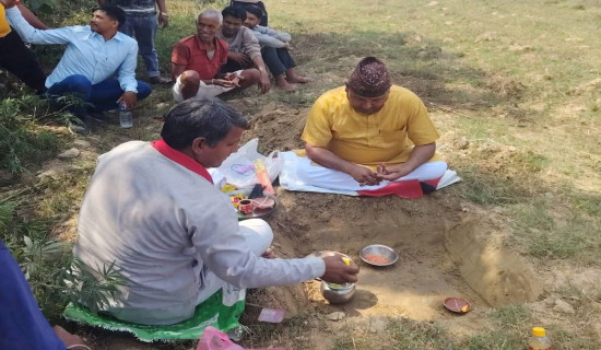 डुडुवा नालामा ट्रस ब्रिज निर्माणको काम सुरु