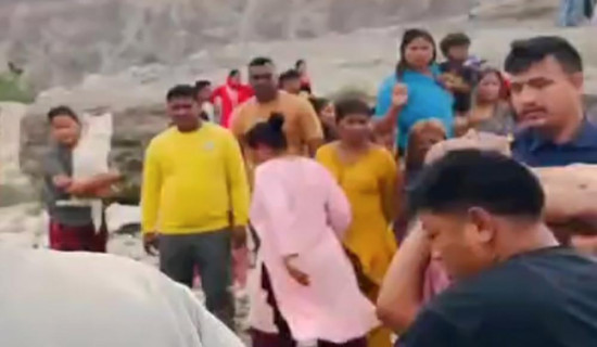 एसइई दिएर नुहाउन गएका किशोरको भेरी नदीमा डुबेर मृत्यु