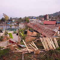 आगलागीबाट ध्वस्त घर एक सातामै पुनर्निर्माण