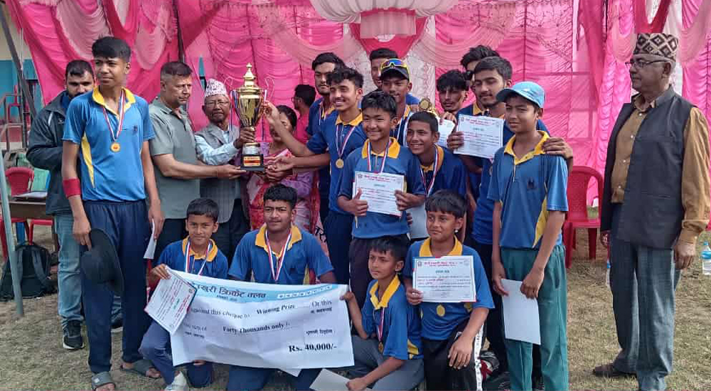 देउखुरी वारियर्सलाई लमही मेयर कप उपाधि