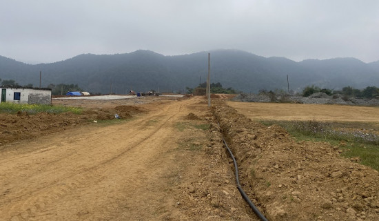 बैरेनी जग्गा विकासको ८० प्रतिशत काम सम्पन्न