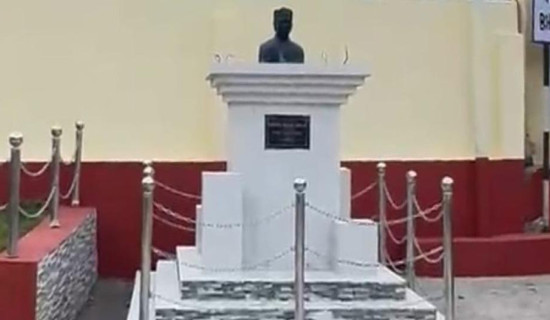 दिक्तेलमा आदिकवि भानुभक्तको सालिक पुनर्निर्माण