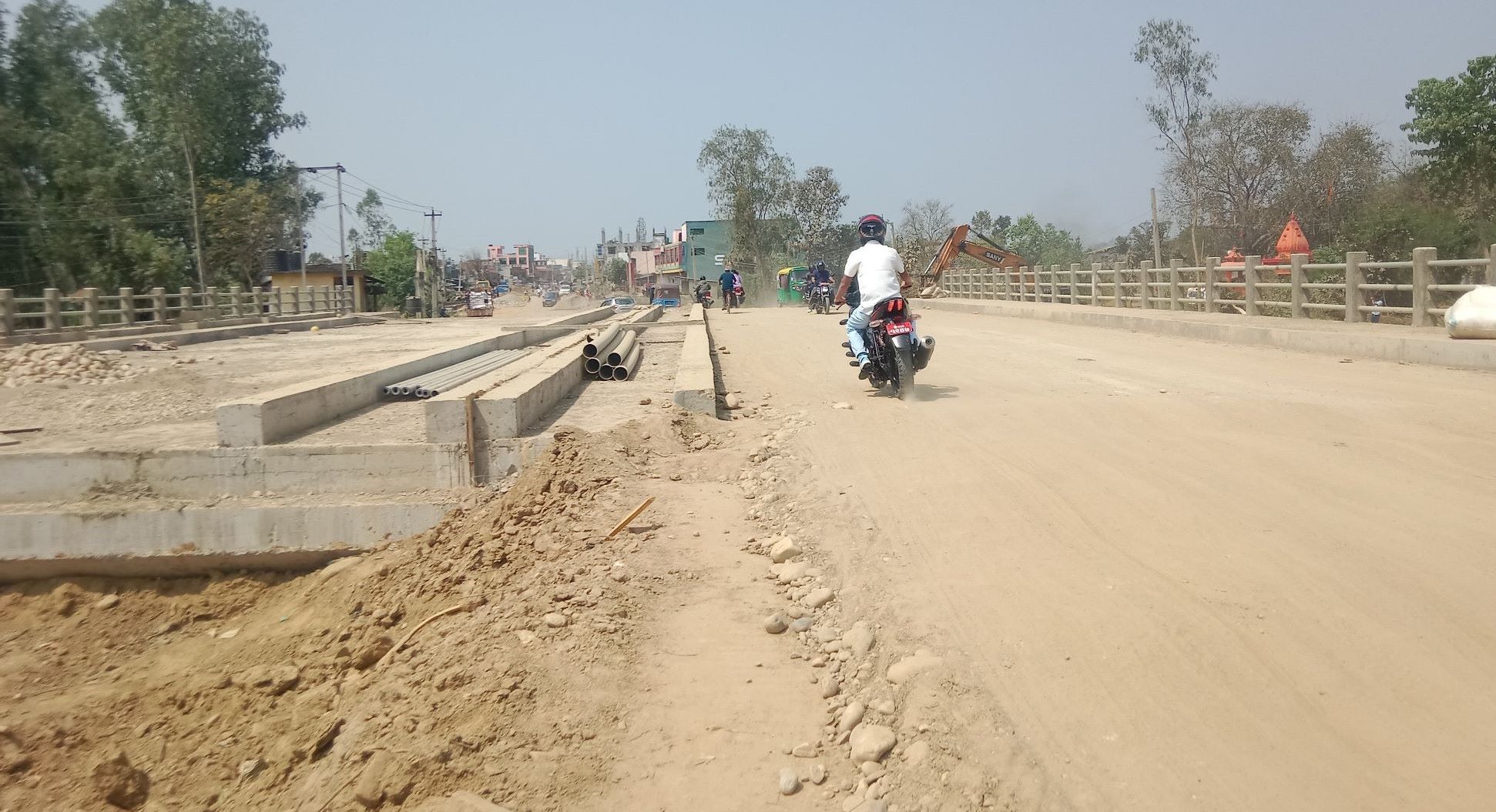 नेपालगञ्ज–गुलरिया सडकखण्डको पेडारीमा पुल निर्माण